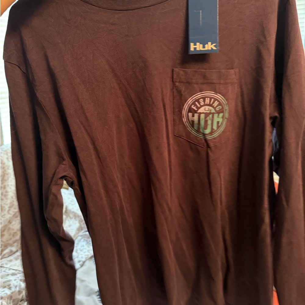 Huk Purple Long Sleeve Tee